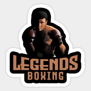 legends boxing muhammad ali Sticker